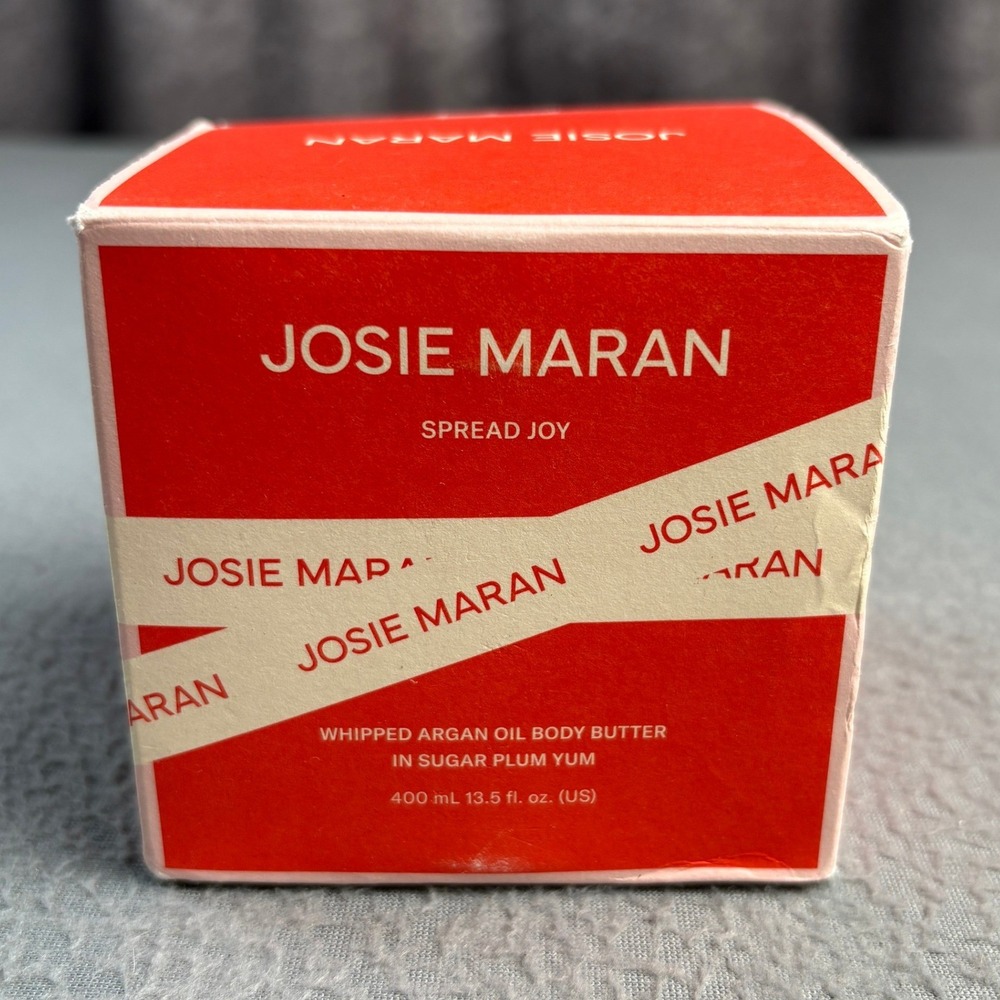 Josie Maran Whipped Argan Oil Body Butter Sugar Plum Yum 13.5 oz 400 ml Sealed